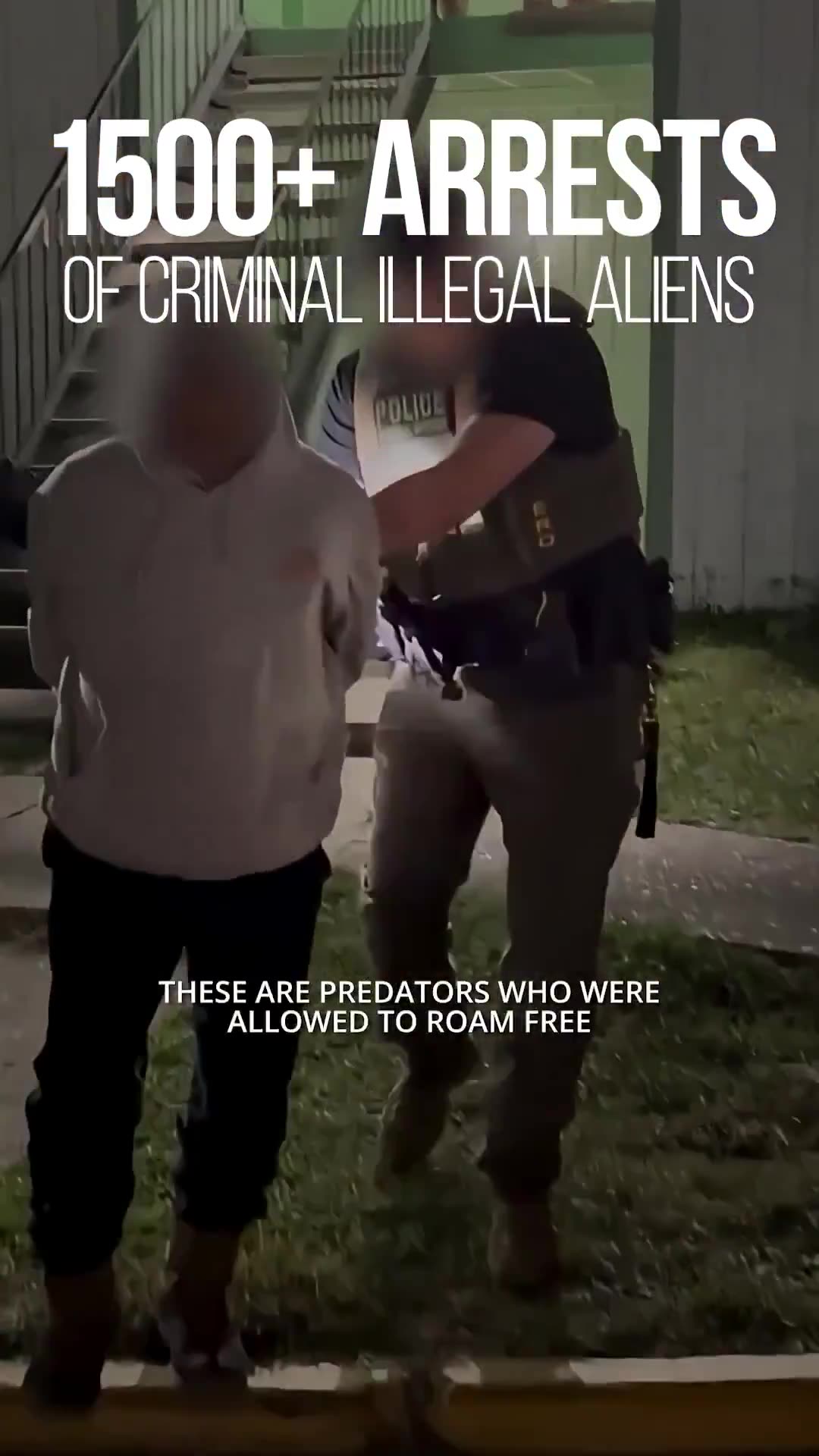 NO RETREAT! Our ICE law enforcement is now facing an 8,000% increase in death threats