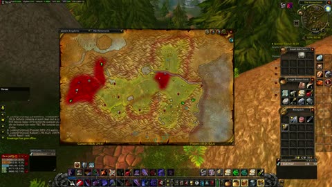 WoW Classic Hinterlands Flight Point Run.