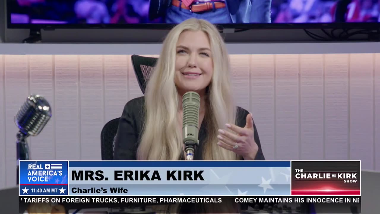 ERIKA KIRK ON THE CHARLIE KIRK SHOW
