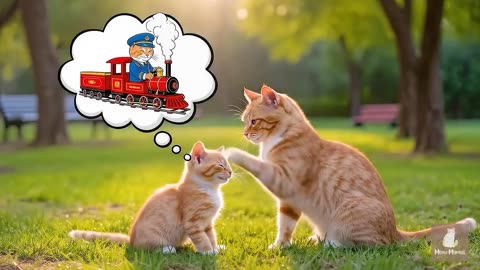 Mama Cat Trims Fur on the Farm and Makes Tiger Hat For Kittens At Home🐾🎩🐯_13