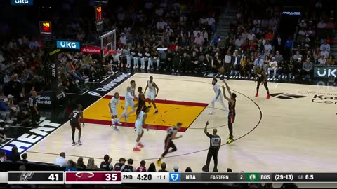 Miami HEAT - This is for you, #HEATNation Bam finds Kel'el for the triple 👀