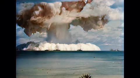 Atomic Test near Bikini Atoll in 1946