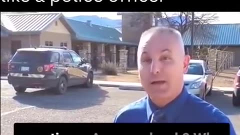 guy talks to a police officer like a police officer