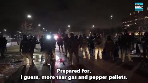 ICE Drops Flashbang Grenades on Rioters