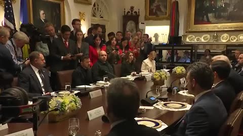 Trump Kicks Off Zelensky Meeting by Calling Him a ‘Strong Leader’ and Complimenting His Style