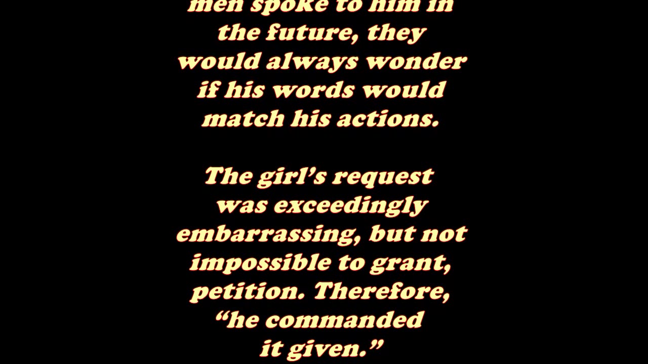 Matthew 14:9 - Daily Bible Verse Commentary