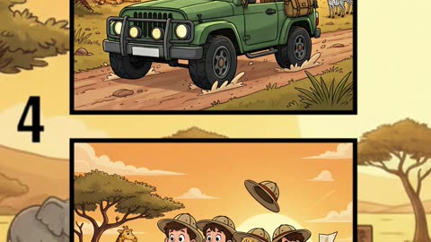 🌿 Jungle Exploration – Find the Differences 🦁🔍