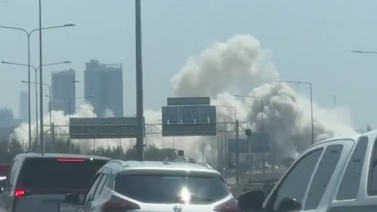 A building under construction collapses in Bangkok, Thailand