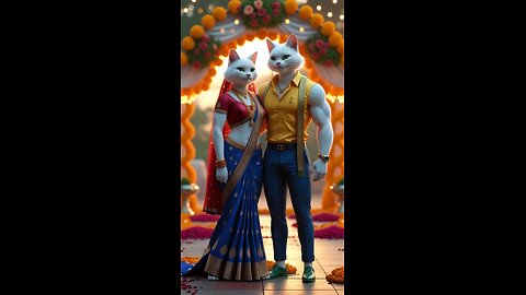 cat wedding 💒💒