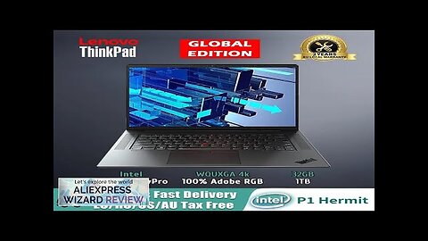 Lenovo Laptop ThinkPad P1 Hermit Business Notebook i7-12800H vPro RTXA4500 32GB/1TB SSD Review