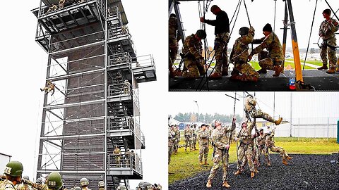 US TROOPS TAKE ON Difficult Air Assault Course in Germany!