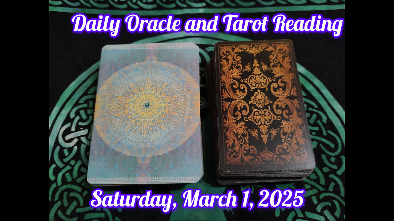 Daily Oracle and Tarot Reading: Saturday, March 1, 2025