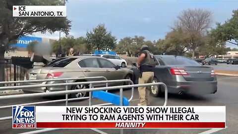 SHOCKING: Illegal Alien Tries To Ram ICE Agents With Their Car