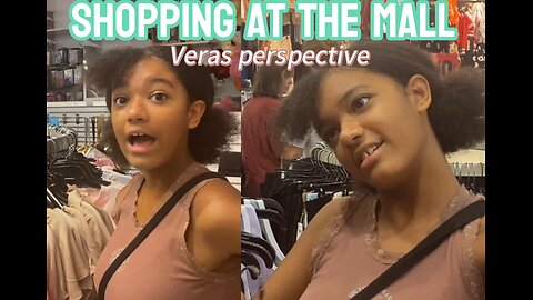 Going to the mall and doing challenges with my family