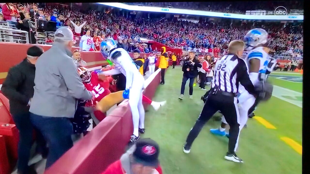 49ers & Lions getting a little crazy
