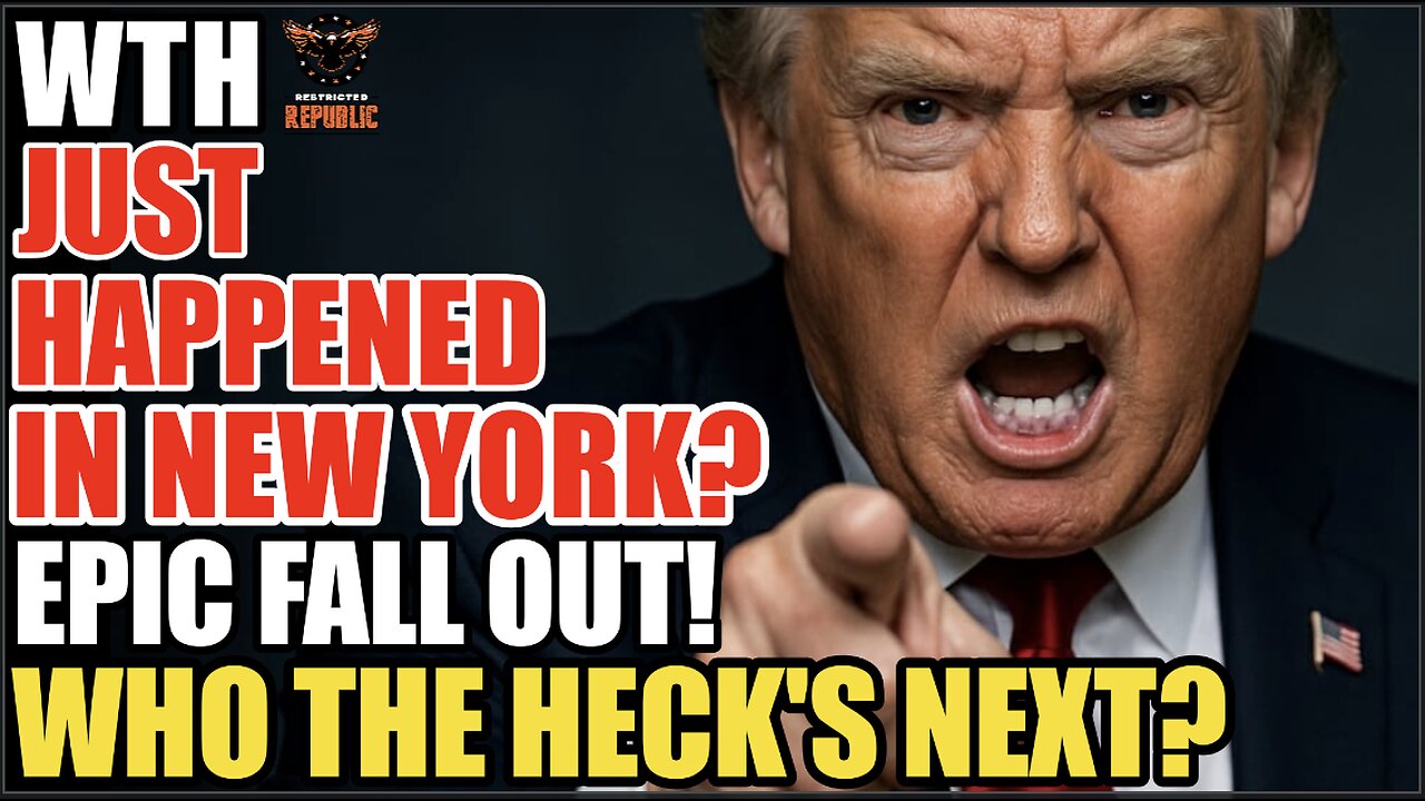 WTH Just Happened In New York? Epic Lash Out & Trump Explodes! Who’s Next!?