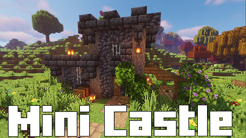 Minecraft Mini Castle - Compact Medieval Build Tutorial