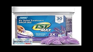 Camco TST MAX RV Toilet Treatment Drop-INs Control Unwanted Odors Review