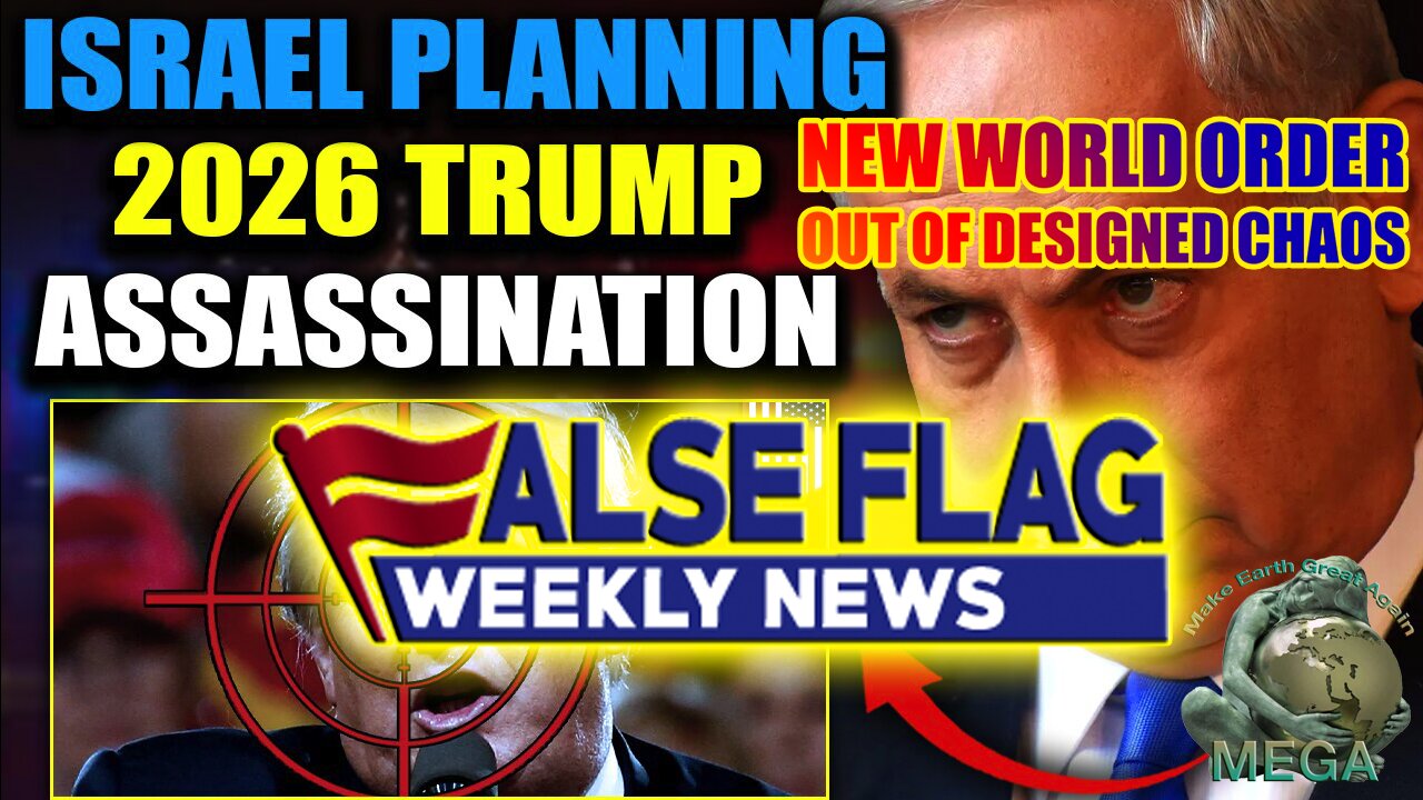 FALSE FLAG WEEKLY NEWS | NEW WORLD ORDER OUT OF DESIGNED CHAOS (ORDO AB CHAO) | GLOBALIST CRIME SYNDICATE ROTHSCHILD Mossad Agent "Blows Whistle" - "Trump Facing Assassination Before 2026 Midterms"