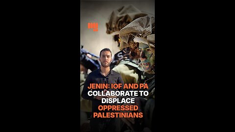 JENIN: IOF AND PA COLLABORATE TO DISPLACE OPPRESSED PALESTINIANS
