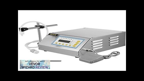 VEVOR Liquid Filling Machine Digital Control Pump Filling Machine GFK160 Bottle Filling Review