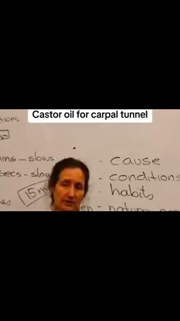 Castor Oil For Carpal Tunnel - Barbara O’Neill