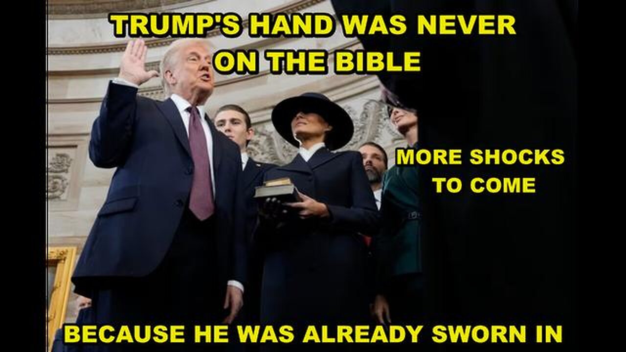 Trump's Hand Was Never On The Bible During The Inauguration And There's A Reason For That