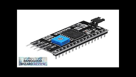 IIC I2C TWI SP Serial Interface Port Module 5V 1602 LCD Adapter Review