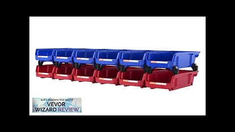 VEVOR Plastic Storage Bin (11-Inch x 5-Inch x 5-Inch) Hanging Stackable Storage Review