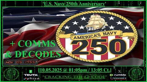 U.S. Navy 250th Anniversary + COMMS & DECQDES