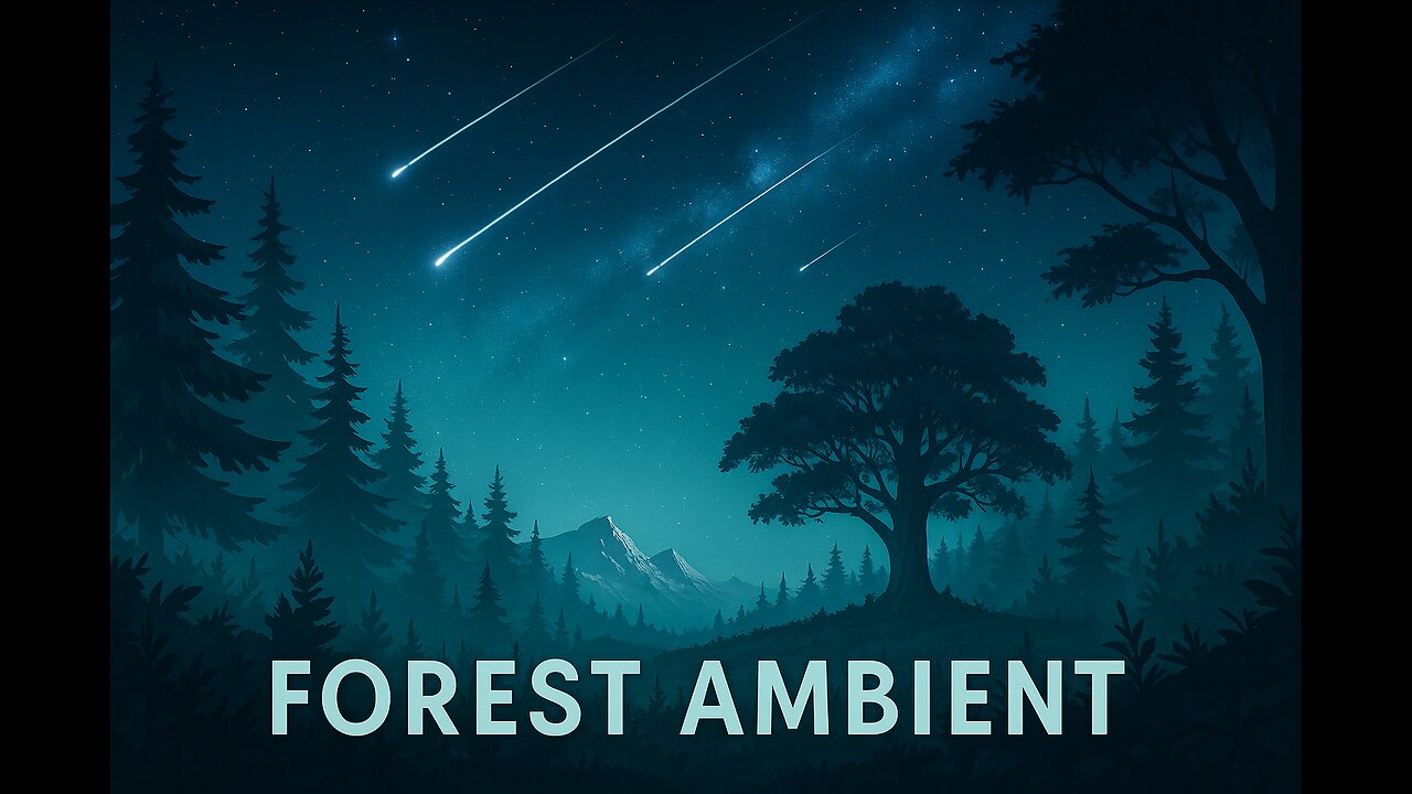Whispers of the Forest: Shooting Stars in the Night | Relax • Sleep • Meditate | Music Mix 🌌🌲