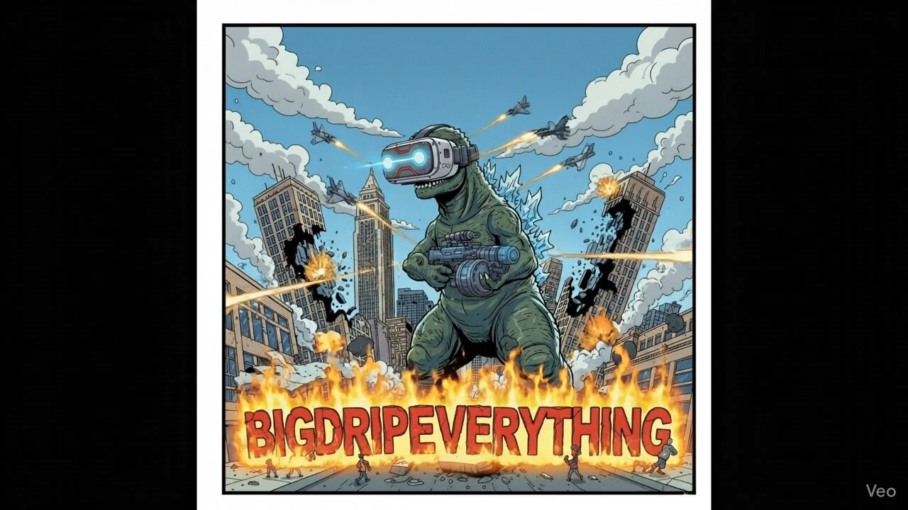 Godzilla burns Cleveland