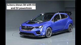Subaru showcases Sti with stick and one electric