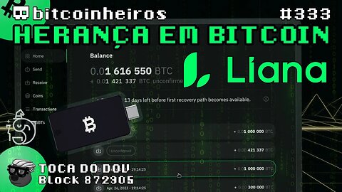 Herança em Bitcoin com Liana Wallet 