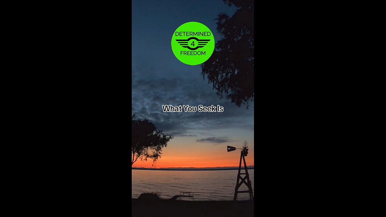 What You Seek Is...
