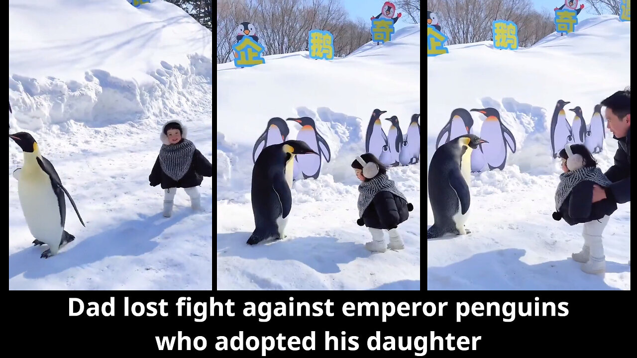 Dad lost fight against emperor penguins who adopted his daughter