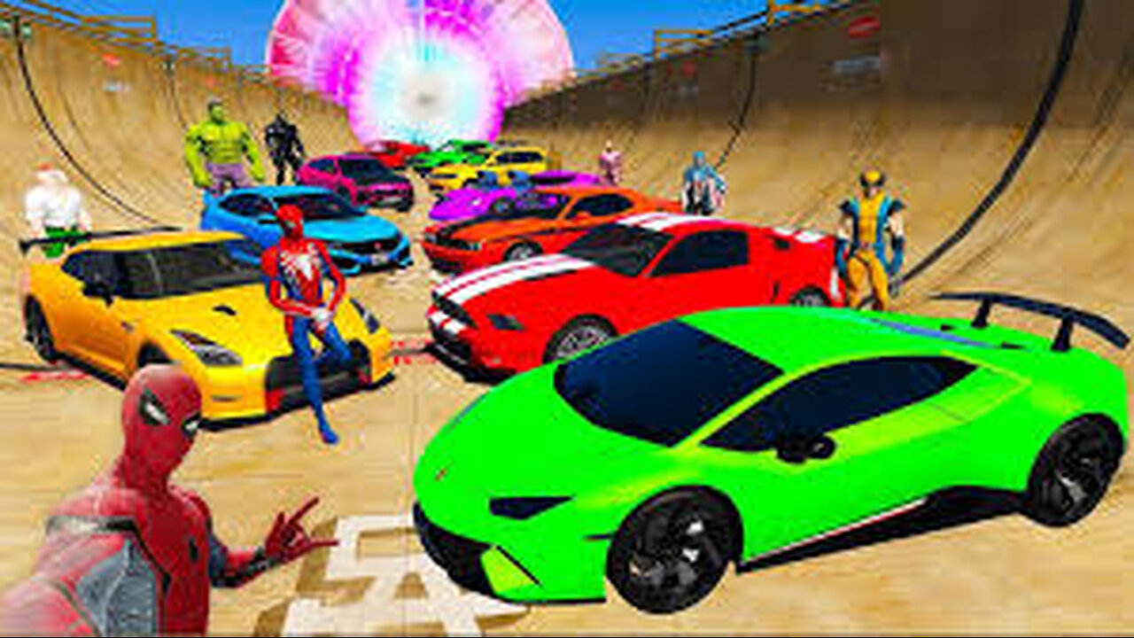 “Ford Mustang Crash Simulator Meets High-Speed Racing Showdown”