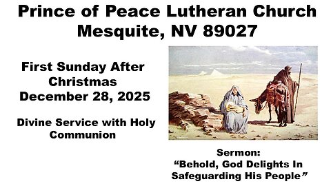 Part I: First Sunday After Christmas from reading of the Gospel