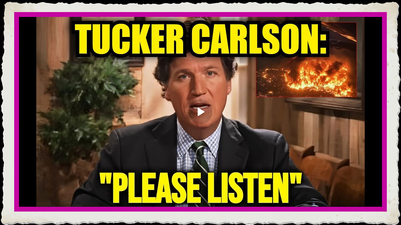 Tucker Carlson LEAKED The Whole Secret About The 'Fires' in Exclusive Broadcast!