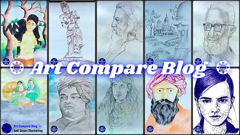 Mixed Media Art & Heritage Sketches-Biswajit Pal-5 #artcompareblog