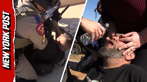 Texas police fire pepper balls at protest over detained 5-year-old