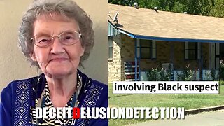 An elderly white female survives a horrible home invasion by a black suspect
