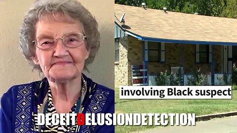 An elderly white female survives a horrible home invasion by a black suspect