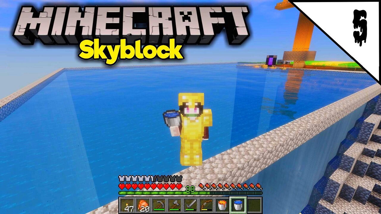 NEZUKO Plays MINECRAFT Skyblock & Reviews Predator Badlands Ep 5