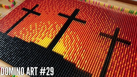 Happy Easter! - 5,000 Dominoes | Domino Art #29