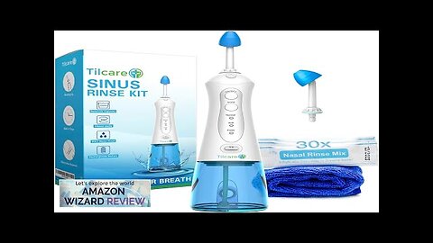 Tilcare Nasal Irrigation System Perfect Nasal Rinse Machine for Sinus & Allergy Review