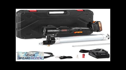 VEVOR Cordless Grease Gun 20-Volt 10000 PSI 39" Long Hose Electric Grease Review