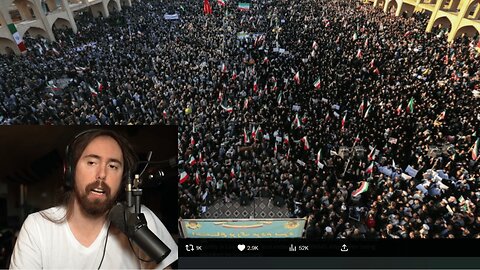 Asmongold Claims “Iran Is About to Fall” After Misidentifying Pro-Government Rally