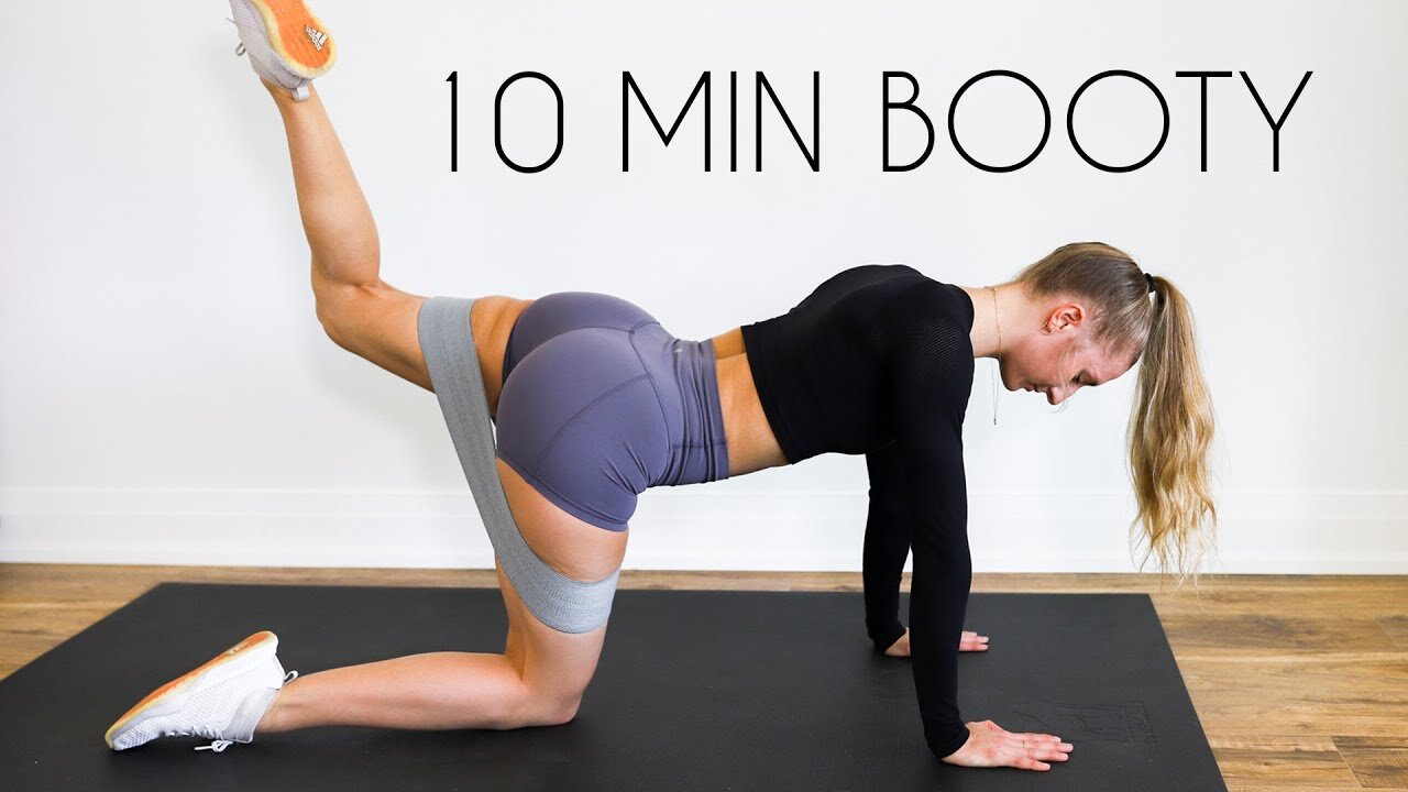 🔥 10-Min Resistance Band Booty Workout – Get a Rounder, Stronger Booty at Home! 🔥