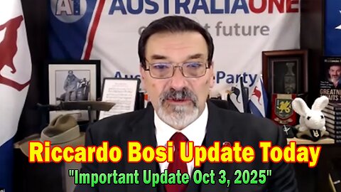 Riccardo Bosi Update Today: "Ricardo Bosi Important Update Oct 3, 2025" 